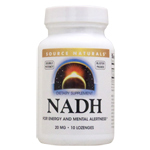 NADH 20mg�i�G�l���M�[�ƃ����^���T�|�[�g�Ɂj