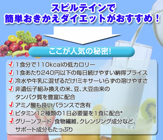 スピルテイン※スモア風味(簡単おきかえダイエットシェイク) 510g